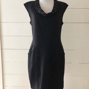 NWOT NEW!! Cynthia Steffe black shift dress size 0